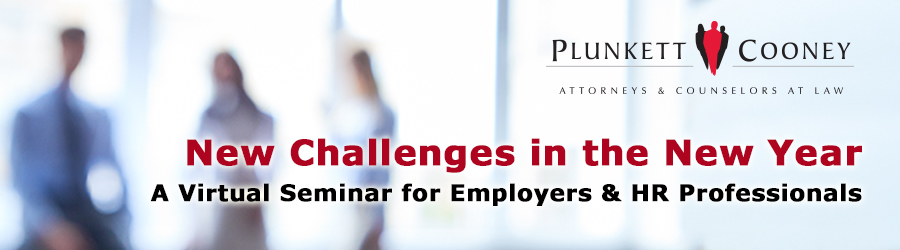 New Challenges Employment Law Virtual Seminar New Challenges Employment Law Virtual Seminar