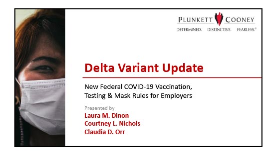 Delta Variant Employment Law Update Delta Variant Employment Law Update