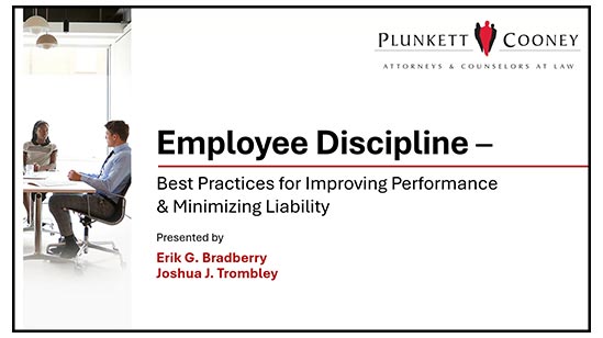 Employee Discipline webinar recording Employee Discipline webinar recording