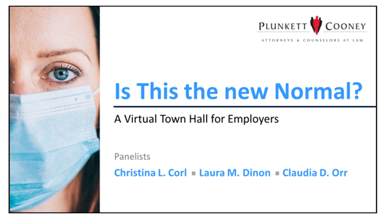 Is this the New Normal Town Hall webinar New Normal Presentation Title Slide