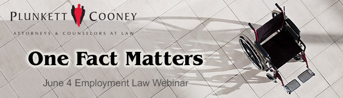 FMLA ADA PMLA employment law presentation One Fact Matters Webinar