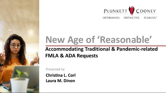 Reasonable Accommodation webinar presentation title slide Reasonable Accommodation presentation title slide