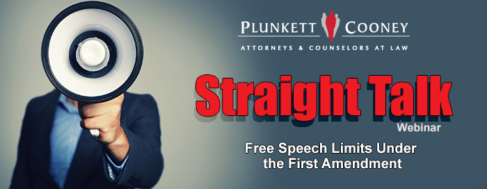 Straight Talk Webinar Guy holding megaphone in front of face